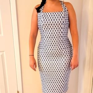 Sleeveless Halter Sundress